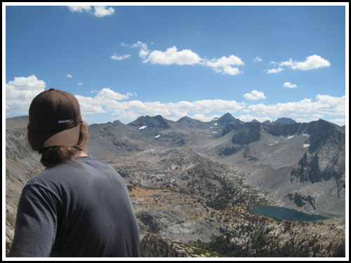 Dan on top of Vogelsang Peak - Click to enlarge